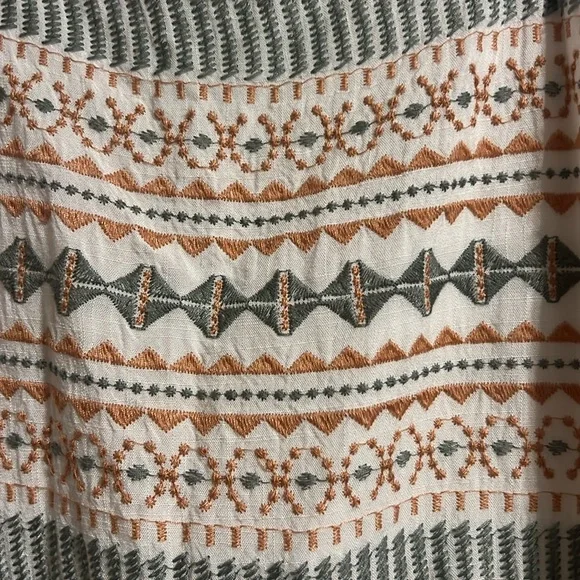 Polagram White and Tan Maxi Dress - Picture 4 of 8